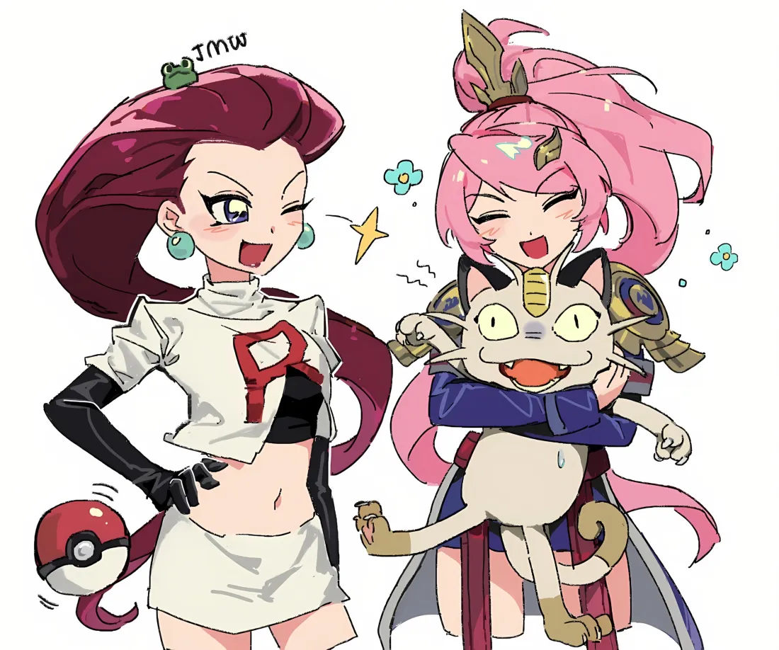 2k火箭队壁纸｜神奇宝贝背景图 - 武藏喵喵宝可梦「哲风壁纸」