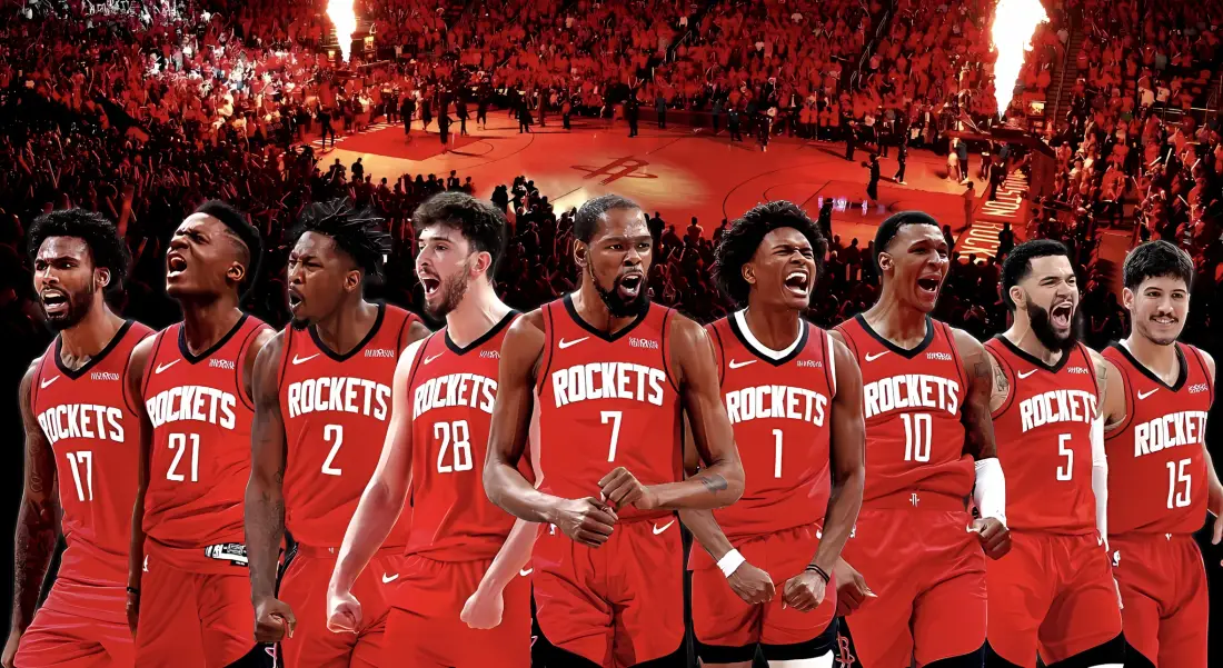 2k休斯顿火箭队壁纸｜红色赛场背景图片 - NBA「哲风壁纸」