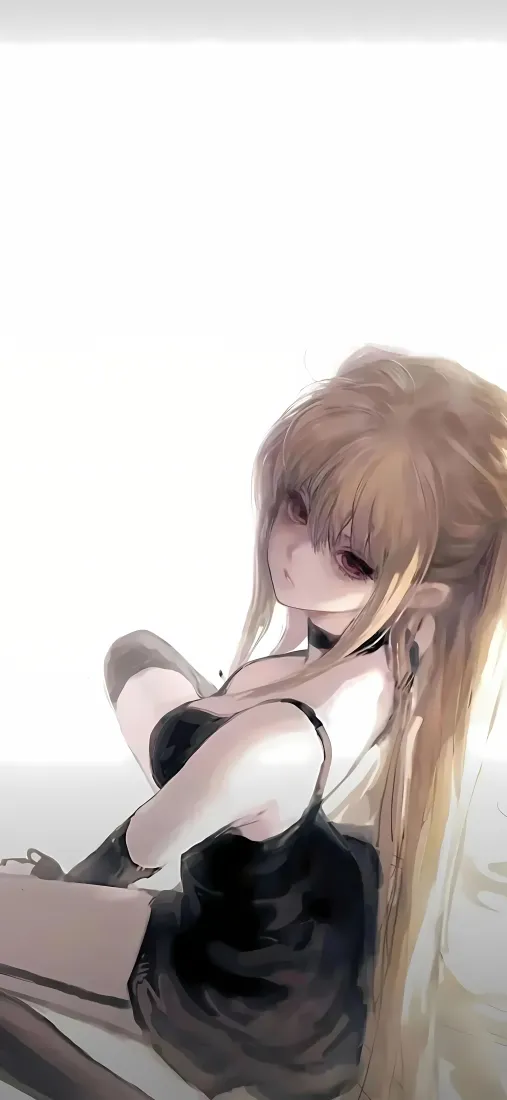 间桐樱手机壁纸｜暗色背景 - Fate吊带裙黑丝「哲风壁纸」