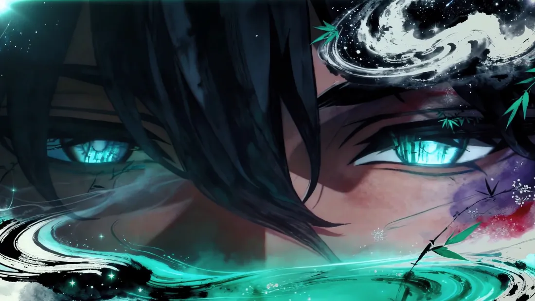 2k动漫人物壁纸｜漩涡背景图片 - 蓝眼二次元「哲风壁纸」