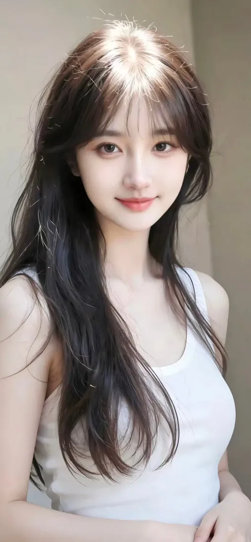 白衣美女手机壁纸｜简约背景图片 - Ios「哲风壁纸」