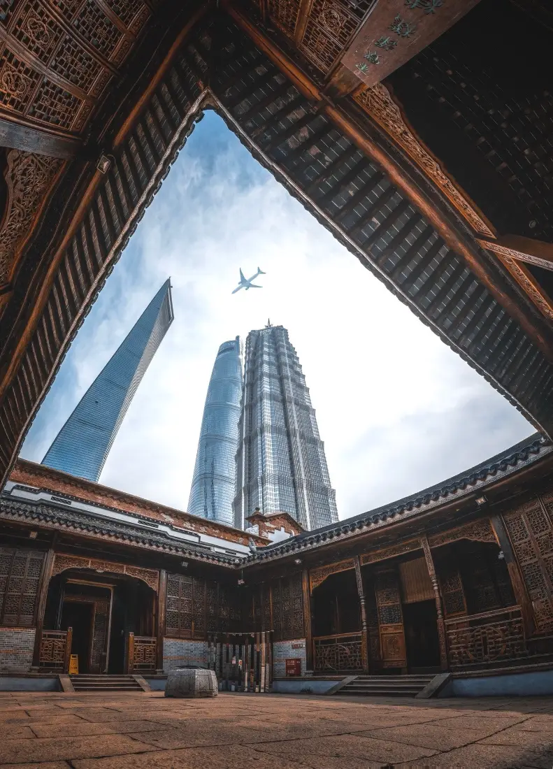 上海传统建筑｜现代建筑背景图片 - 城市天际线「哲风壁纸」