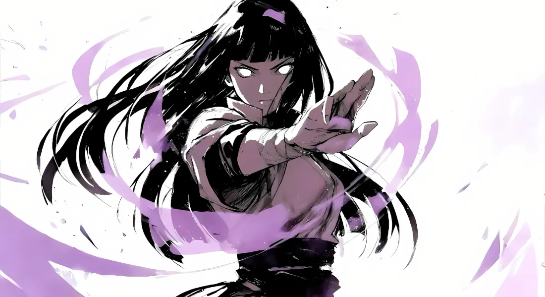 2k日向雏菊壁纸｜紫色背景图片 - 动漫人物「哲风壁纸」