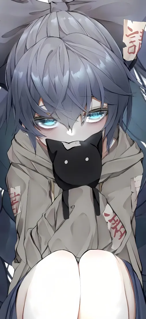 依神紫苑手机壁纸｜东方project背景图片 - 小黑猫「哲风壁纸」