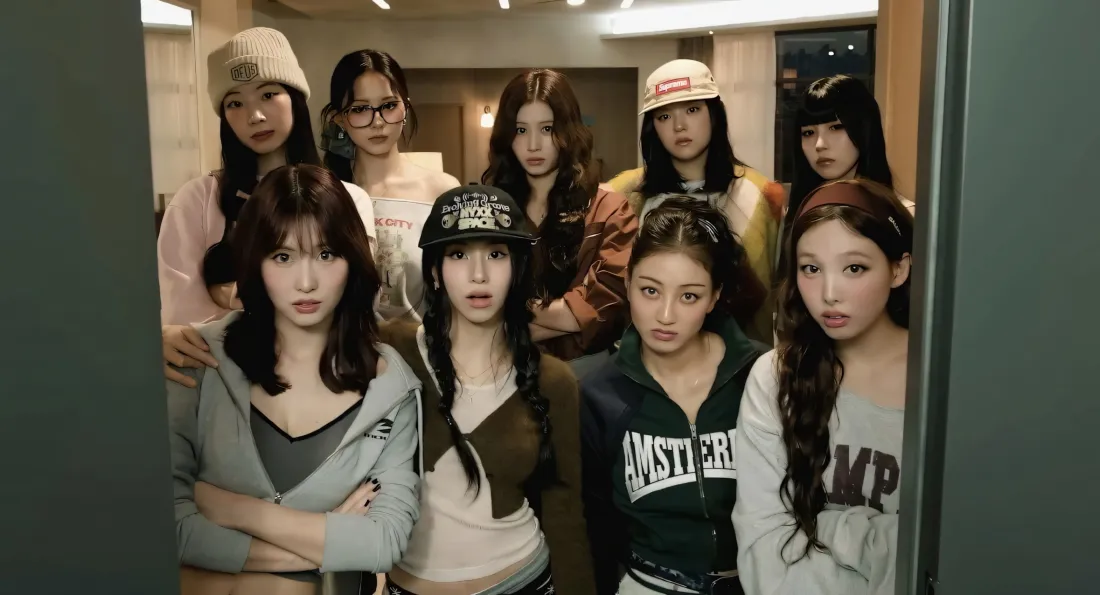 2kTWICE壁纸｜室内背景图片 - 青春活力女团写真「哲风壁纸」