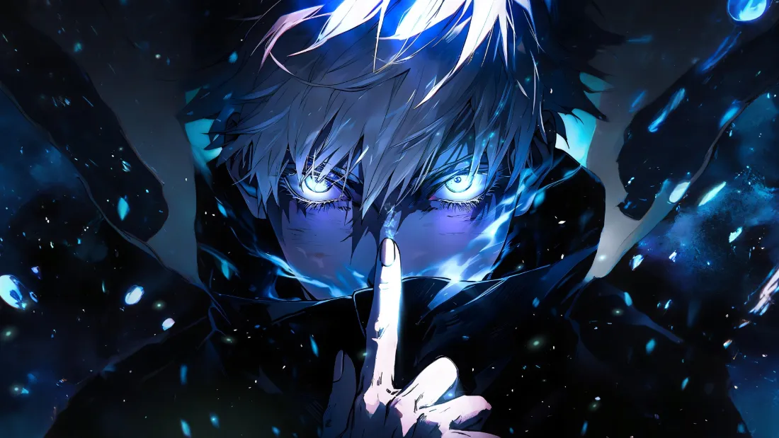 2k五条悟壁纸｜黑暗背景图片 - 咒术回战「哲风壁纸」