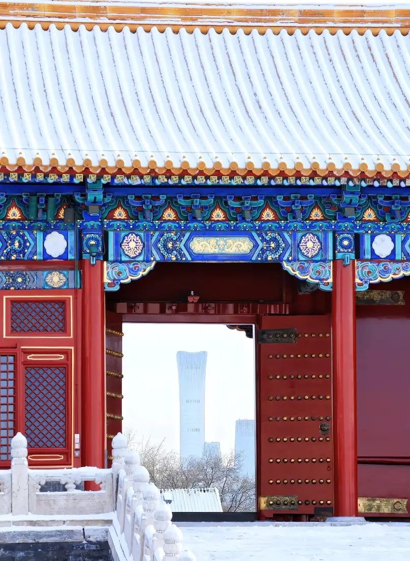 故宫雪景手机壁纸｜北京故宫背景图片 - 传统建筑「哲风壁纸」