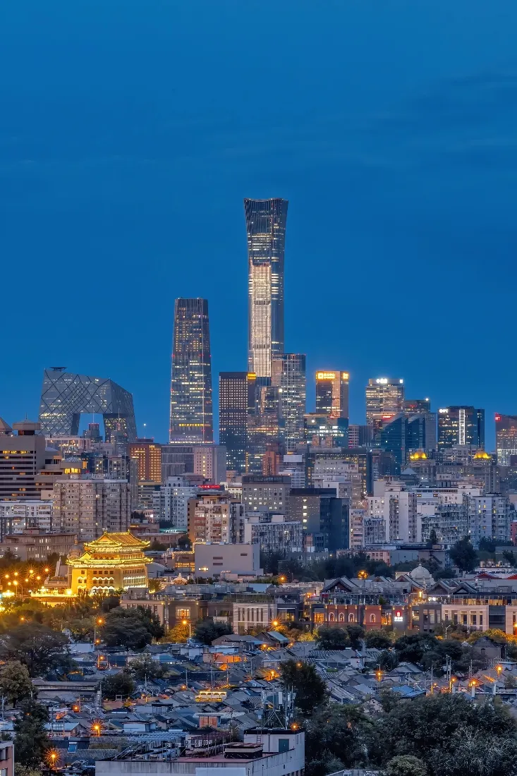 北京夜景手机壁纸｜城市背景图片 - 繁华都市风光「哲风壁纸」