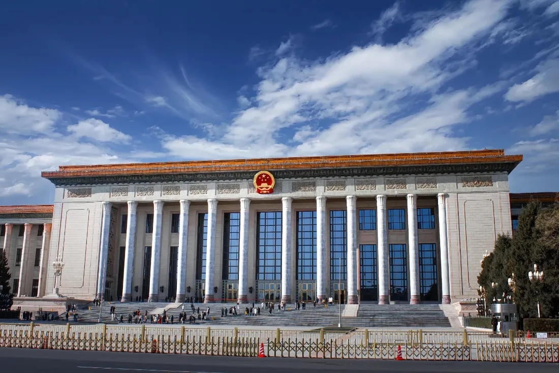 2k人民大会堂壁纸｜北京背景图片 - 城市景观「哲风壁纸」