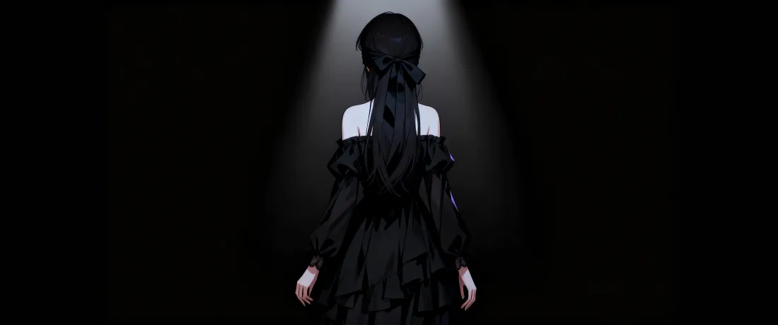 3k黑衣人物壁纸｜黑色背景图片 - 暗黑风格「哲风壁纸」