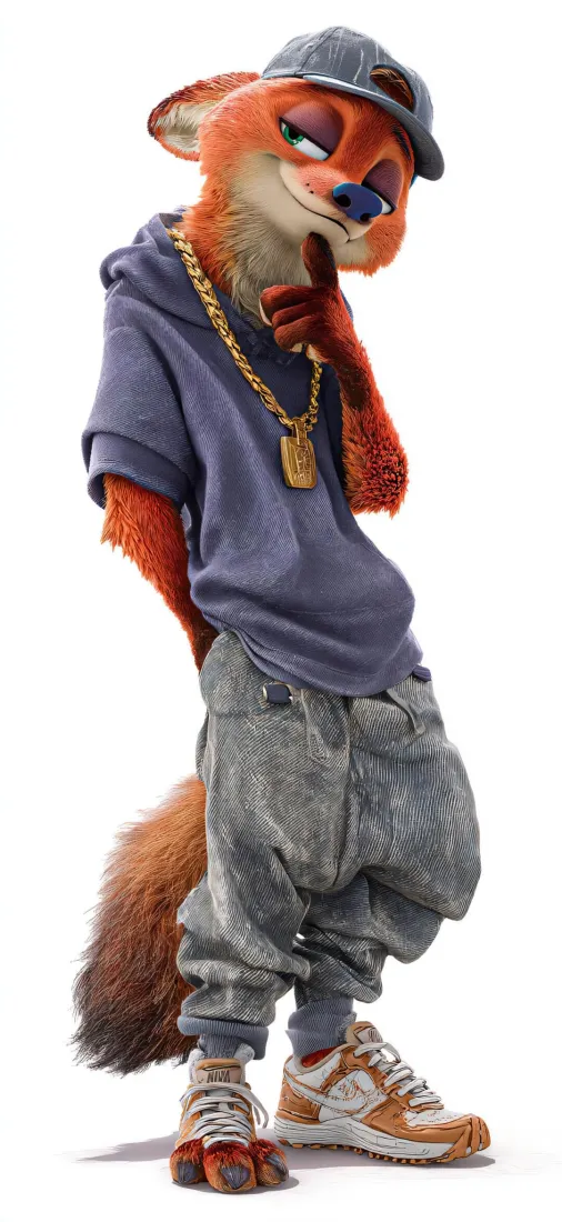 尼克手机壁纸｜疯狂动物城2背景图片 - 朱迪-尼克「哲风壁纸」