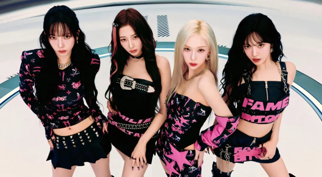 2kaespa壁纸｜黑粉穿搭背景 - 韩团偶像造型「哲风壁纸」