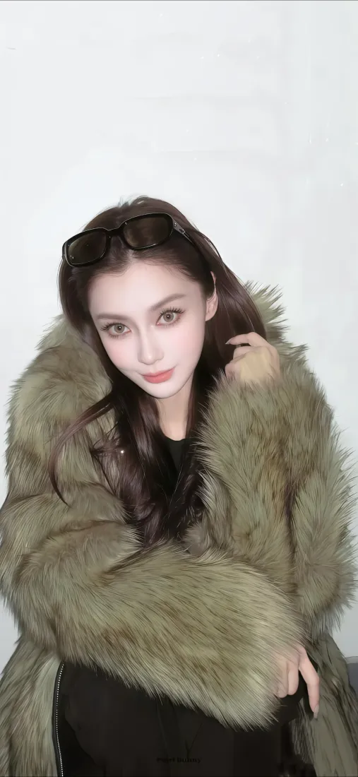 杨颖手机壁纸｜白色背景图片 - 早期妆造「哲风壁纸」