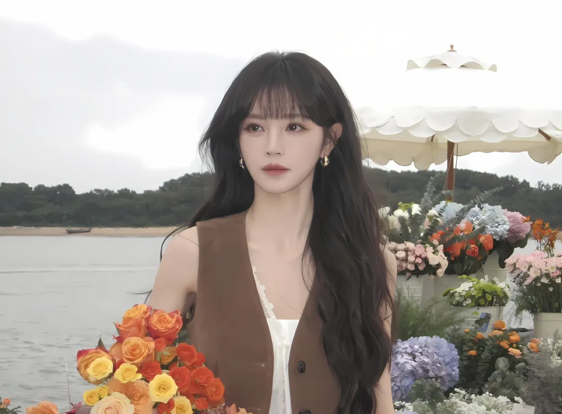 2k田曦薇壁纸｜户外背景图片 - ccd风格鲜花「哲风壁纸」