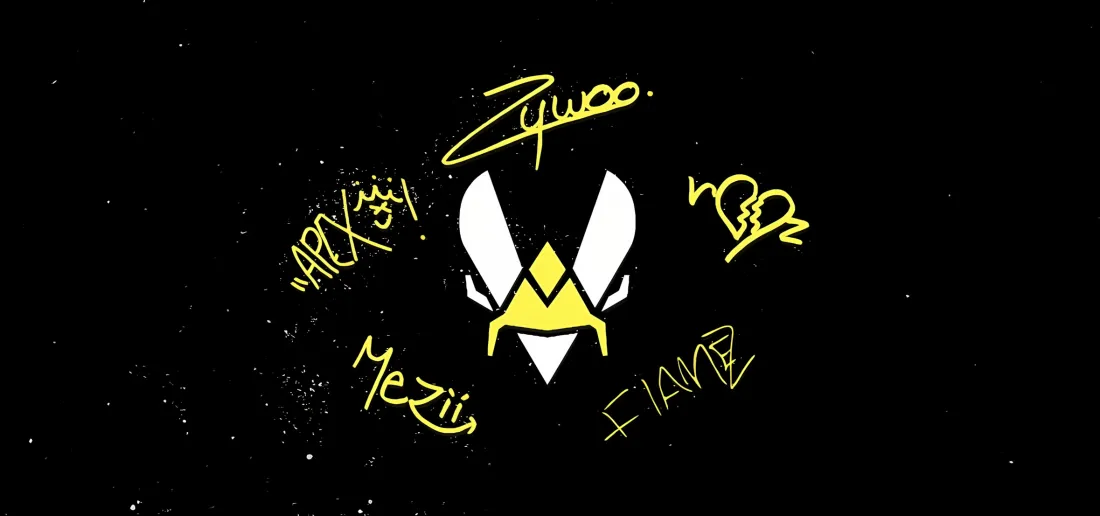 2k蜜蜂标志壁纸｜黑色背景图片 - 黄色字体签名「哲风壁纸」