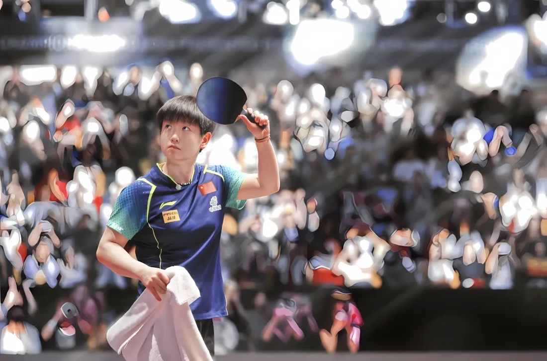 2k孙颖莎壁纸｜赛场背景图 - 乒乓球运动员「哲风壁纸」