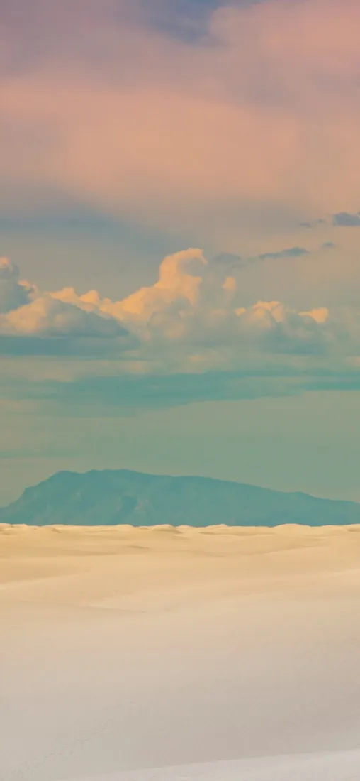 自然风景手机壁纸｜天空背景图片 - 粉色云彩山脉「哲风壁纸」