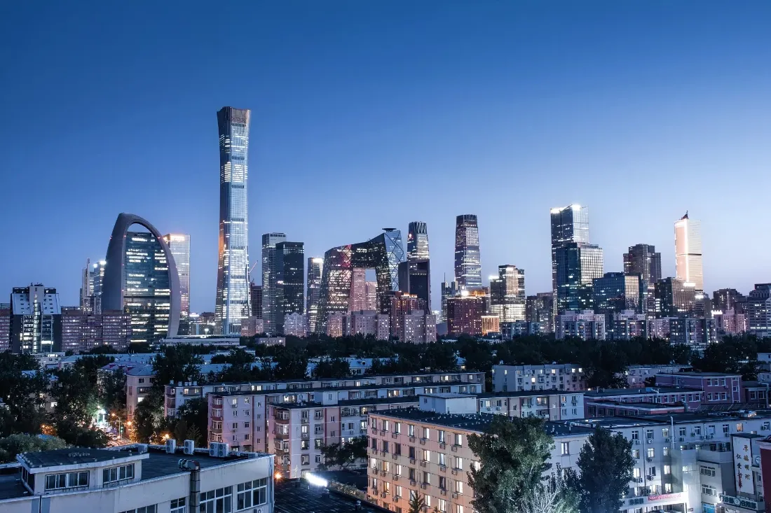 2k北京夜景壁纸｜城市建筑群背景图片 - 摩天大楼「哲风壁纸」