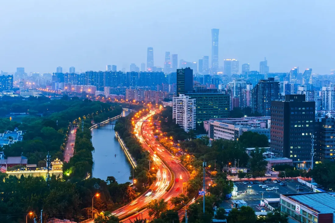 2k北京夜景壁纸｜北京城市背景图片 - 繁华都市风光「哲风壁纸」