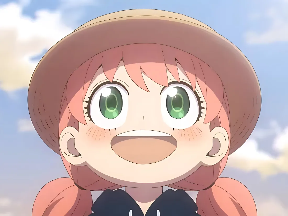 2k阿尼亚壁纸｜蓝天背景图片 - 间谍过家家「哲风壁纸」