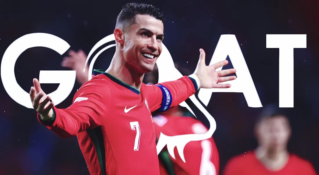 2kC罗壁纸｜红色球衣背景图 - GOAT足球明星「哲风壁纸」