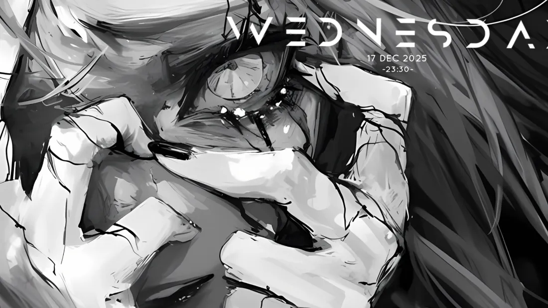 2k手绘眼眸艺术壁纸｜黑白背景图片 - 插画创作「哲风壁纸」