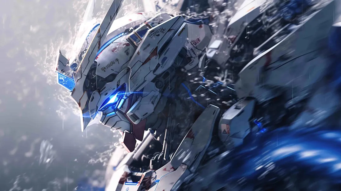 2k机甲动漫壁纸｜科幻背景图片 - 机械战斗光效「哲风壁纸」