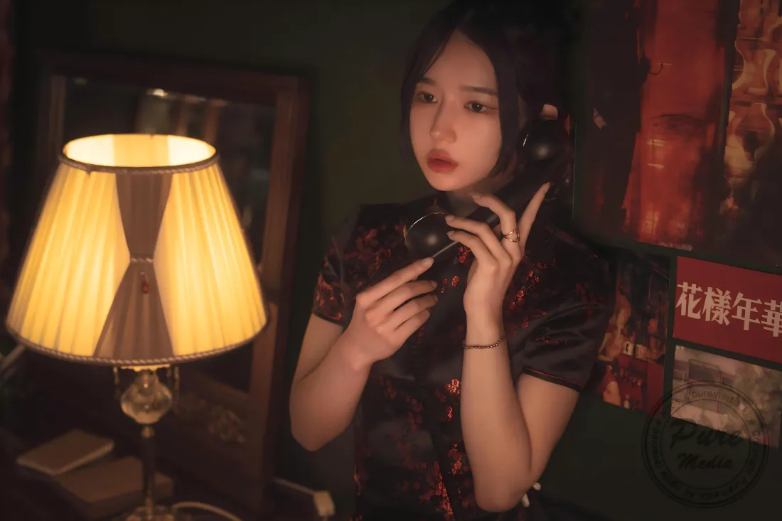 8k旗袍美女壁纸｜复古室内背景图片 - 国风「哲风壁纸」