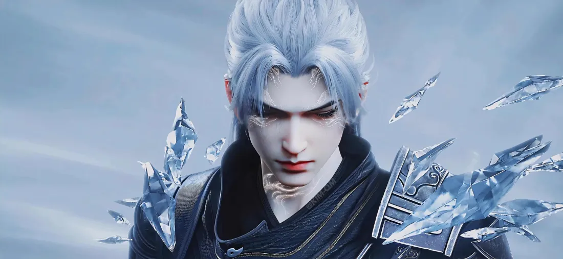 3k萧炎壁纸｜冰元素背景图片 - 斗破苍穹「哲风壁纸」