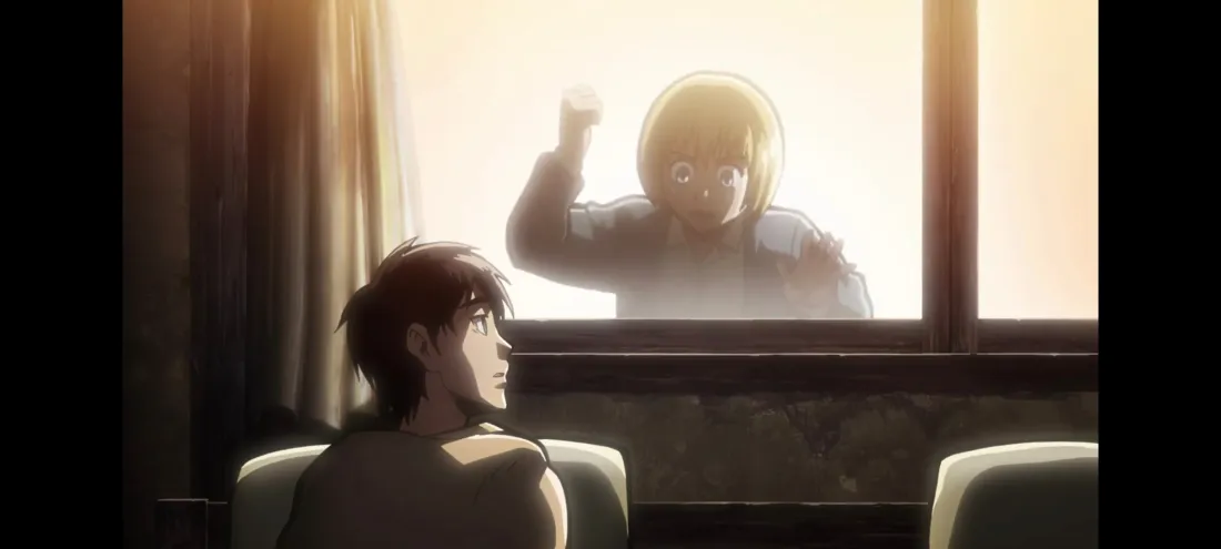 2k进击的巨人壁纸｜室内窗外图片 - 艾伦阿尔敏「哲风壁纸」