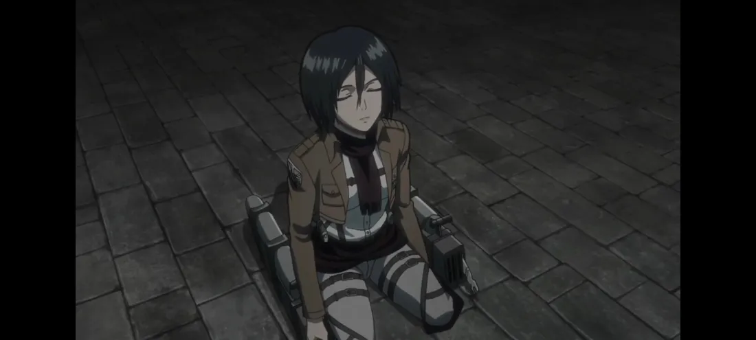 2k三笠壁纸｜黑暗背景图片 - 进击的巨人「哲风壁纸」