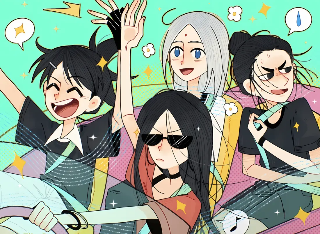 2k一人之下Q版壁纸｜兜风背景 - 角色欢乐「哲风壁纸」