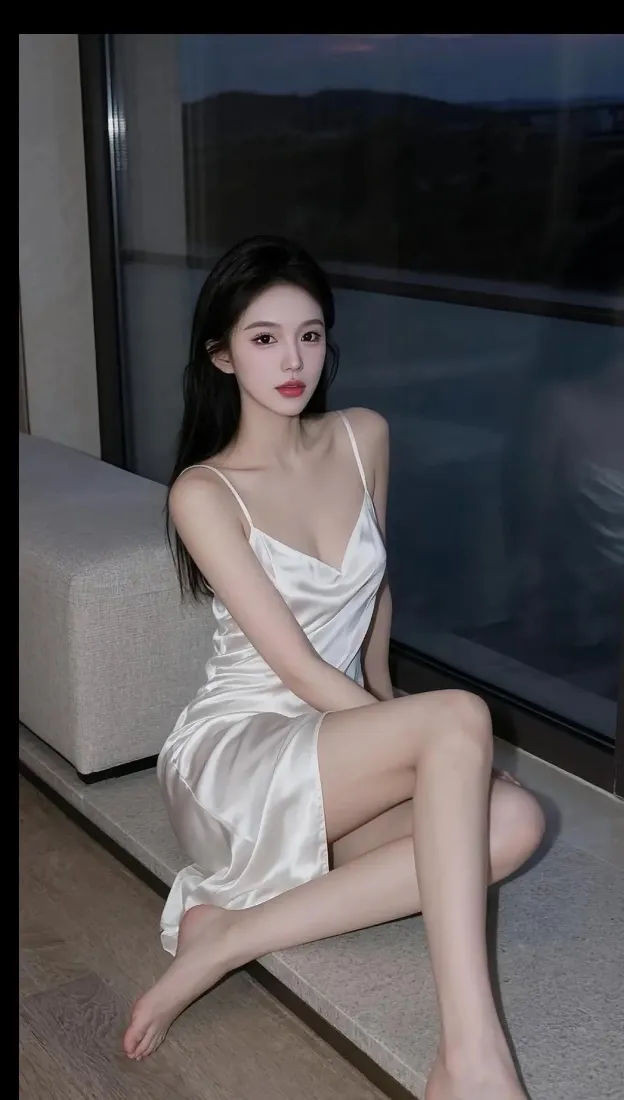 白衣美女手机壁纸｜室内窗边背景图片 - 优雅坐姿「哲风壁纸」