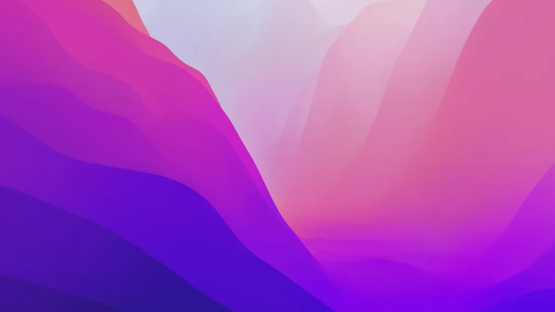 5k抽象山脉壁纸｜紫粉背景图片 - 5K苹果「哲风壁纸」