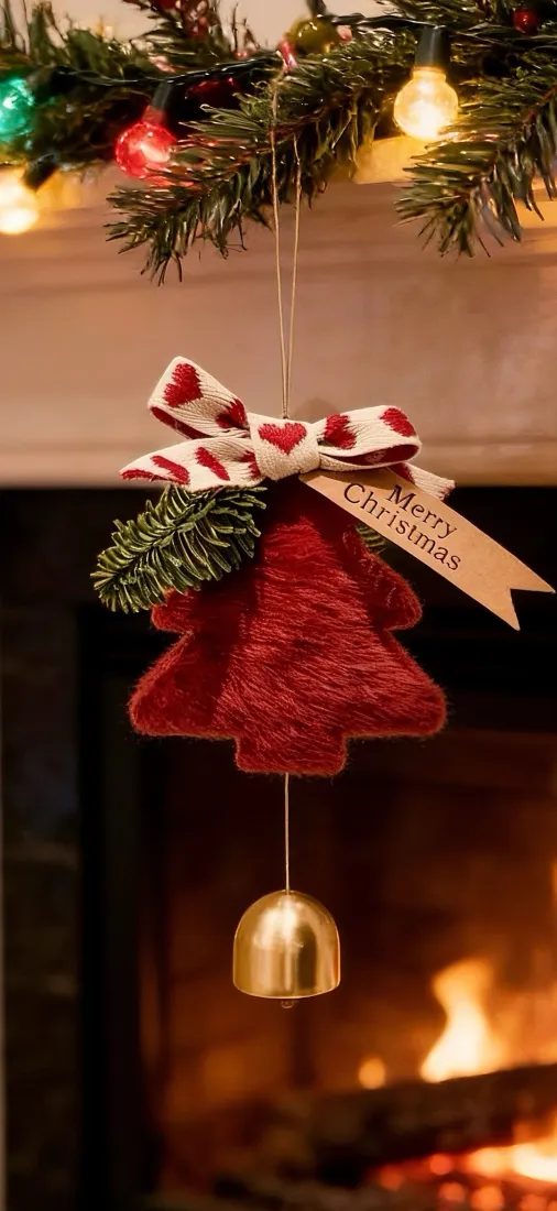 圣诞挂件手机壁纸｜圣诞背景图片 - 圣诞节温馨氛围「哲风壁纸」