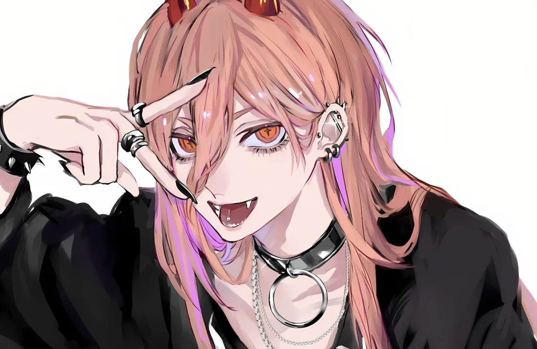 2k帕瓦壁纸｜动漫背景图 - 电锯人辣妹「哲风壁纸」