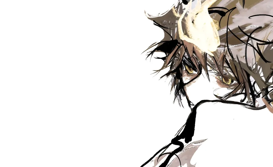 2k家庭教师沢田纲吉壁纸｜简约背景图片 - 黑白插画「哲风壁纸」