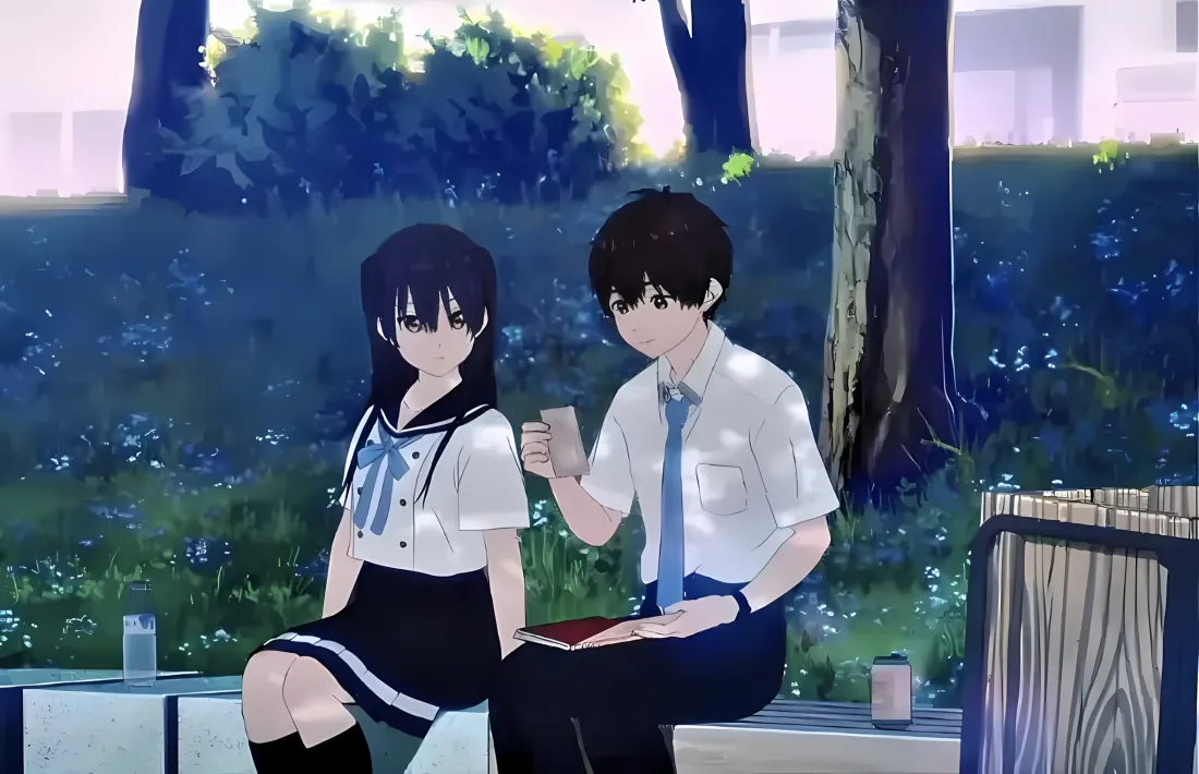 2k你好世界壁纸｜琉璃背景图片 - 校园动漫「哲风壁纸」