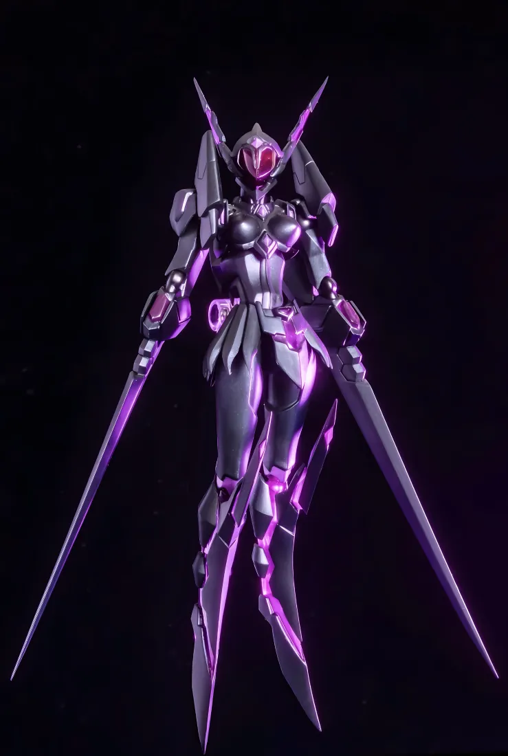 黑雪姬机甲手机壁纸｜黑暗背景图片 - 科幻机甲「哲风壁纸」