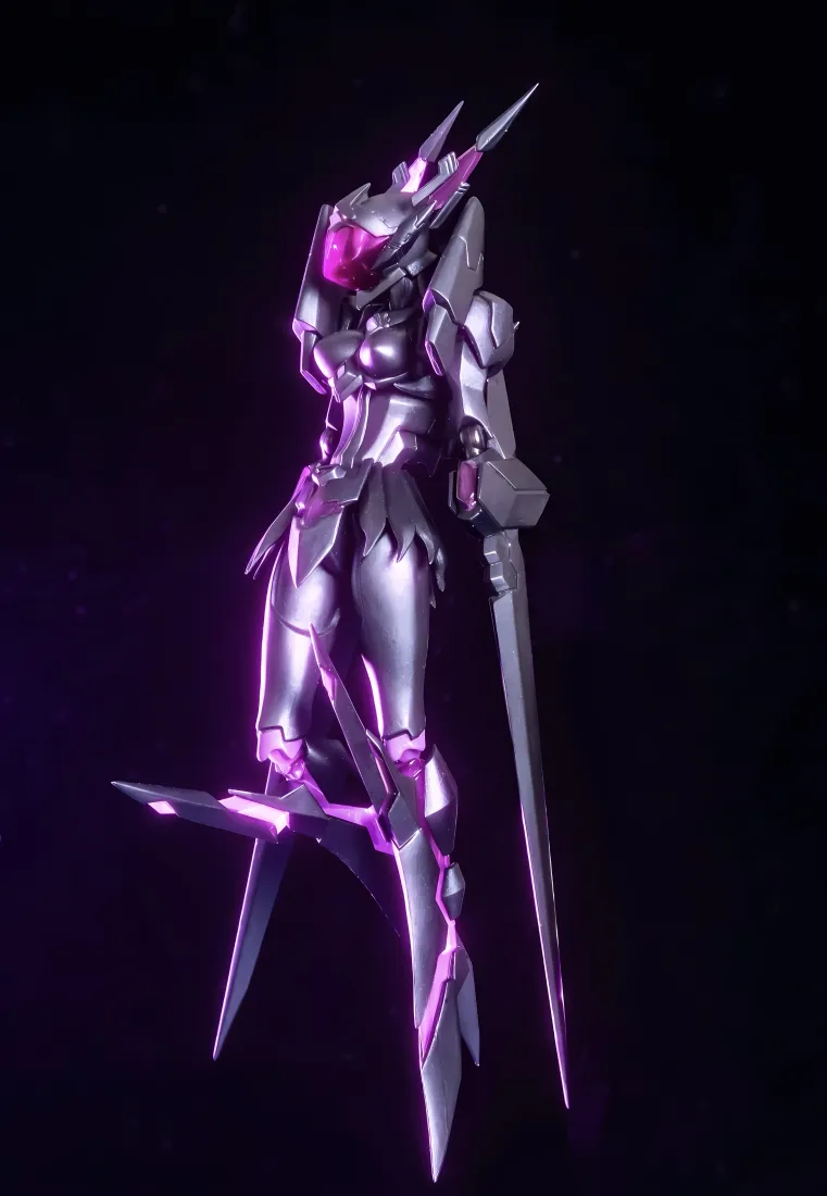 黑雪姬机甲手机壁纸｜暗色背景 - 加速世界「哲风壁纸」