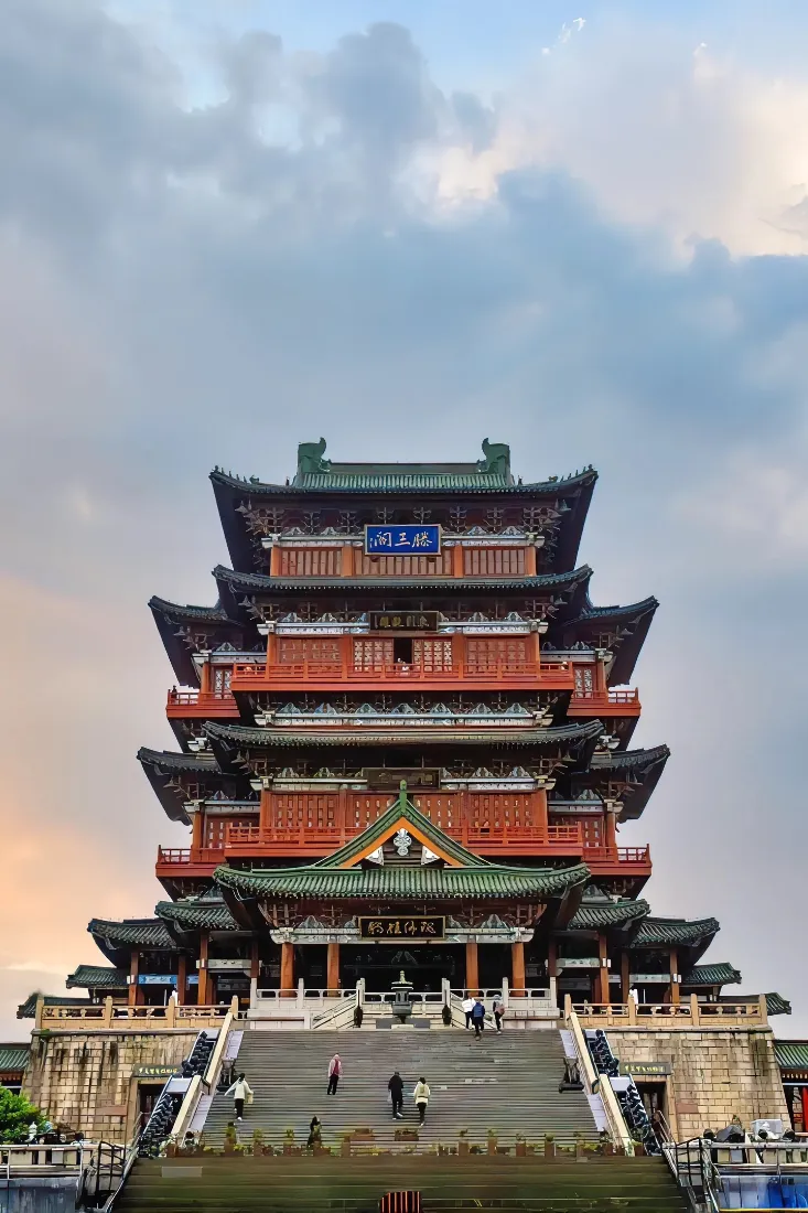 滕王阁手机壁纸｜古建筑背景图片 - 四大名楼「哲风壁纸」