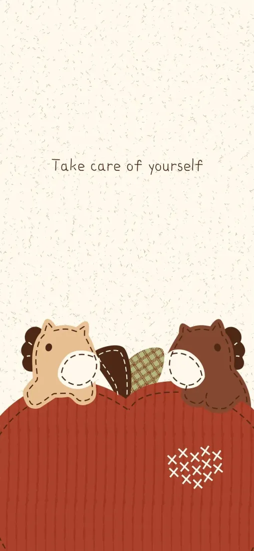 卡通小马手机壁纸｜马年背景图片 - 温馨爱心插画「哲风壁纸」