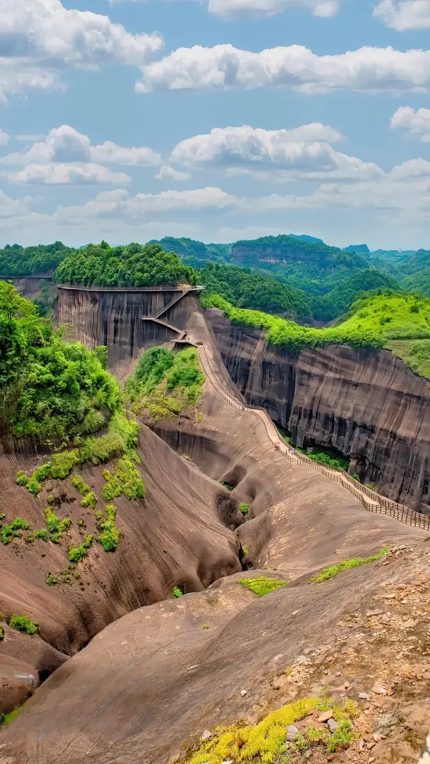 高椅岭手机壁纸｜自然风景图片 - 丹霞地貌「哲风壁纸」