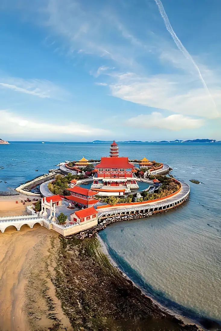 蓬莱阁手机壁纸｜蓬莱阁背景图片 - 烟台海景古建筑「哲风壁纸」