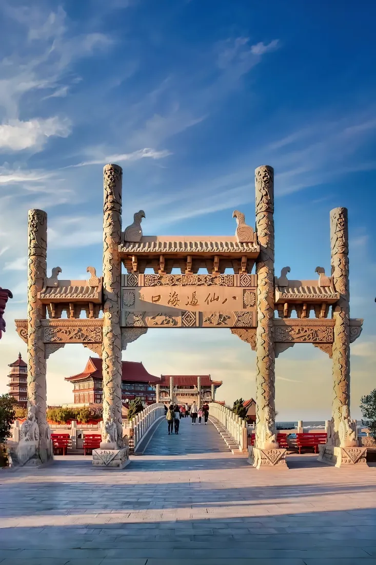 蓬莱阁手机壁纸｜蓬莱阁背景图片 - 古建筑风景「哲风壁纸」