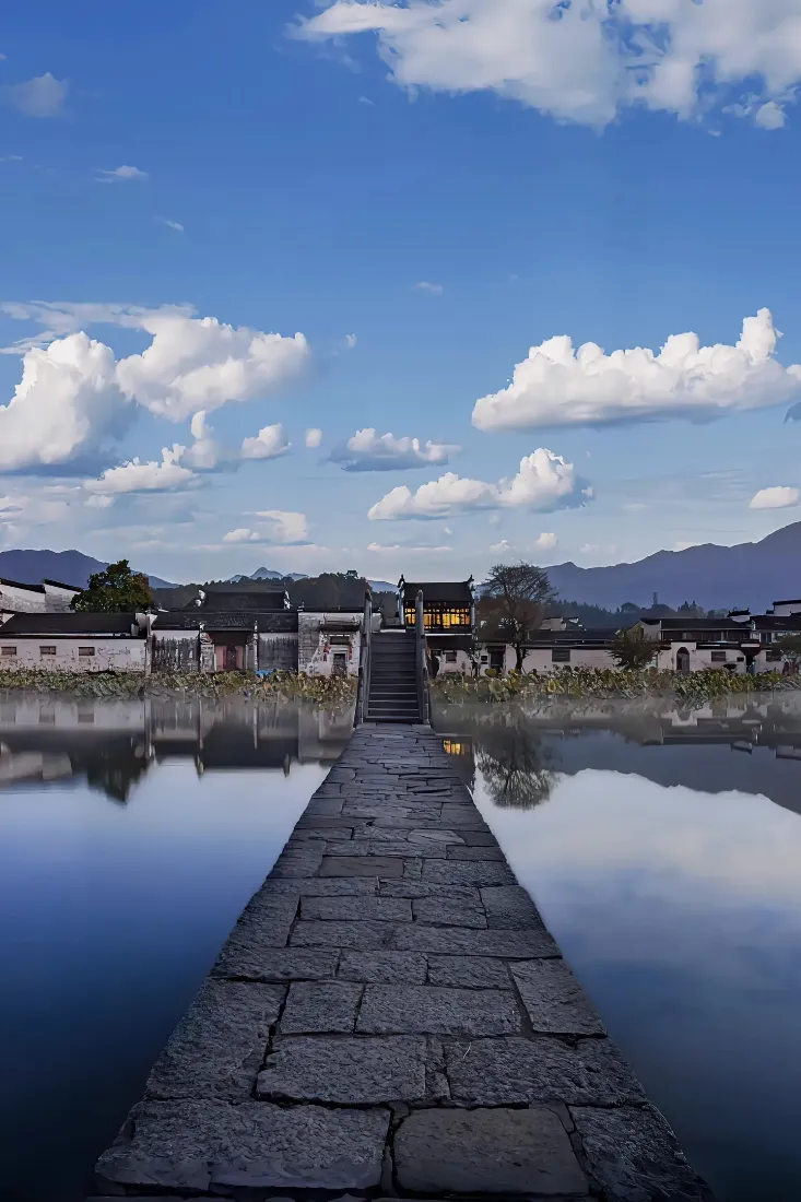宏村手机壁纸｜徽派建筑背景图片 - 水乡风景「哲风壁纸」