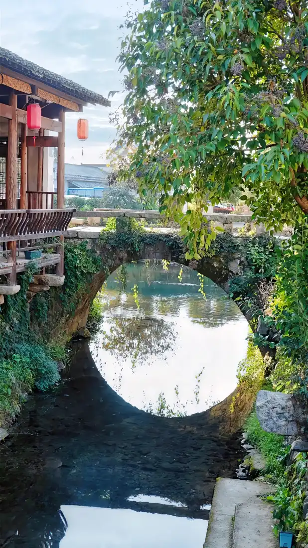 宏村手机壁纸｜宏村背景图片 - 古桥流水风景「哲风壁纸」