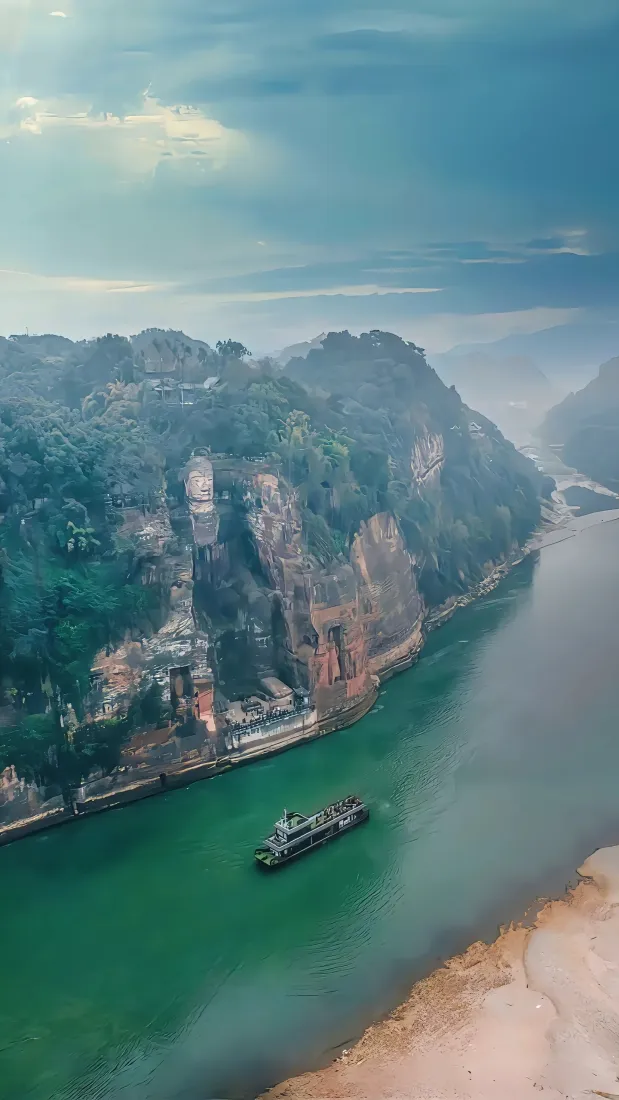 自然风景手机壁纸｜山水背景图片 - 河流山峦景区「哲风壁纸」