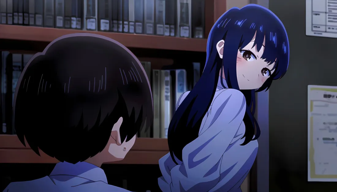 2k我心里危险的东西壁纸｜图书馆背景图片 - 山田杏奈 市川京太郎「哲风壁纸」