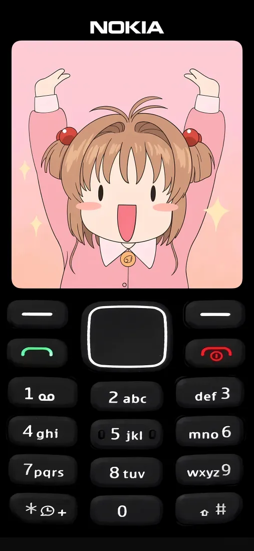 魔法少女小樱手机壁纸｜诺基亚手机背景图片 - 卡通「哲风壁纸」